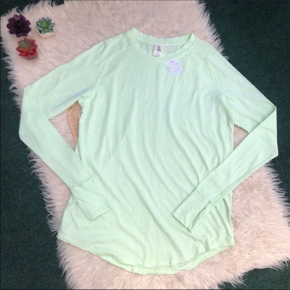 Free People We the Free Arden Long Sleeve Top NEW - Picture 3 of 8